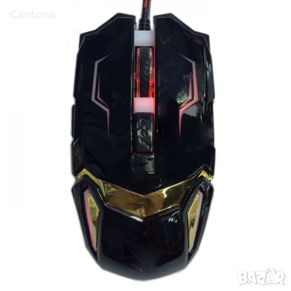 Ефектна геймърска мишка S-400, USB 3.0, 3200 dpi, multicolor, снимка 1