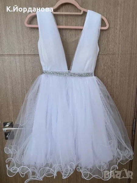 Сватбена къса рокля НОВА, снимка 1