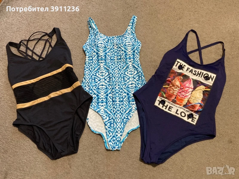 3 бр. цял бански, снимка 1