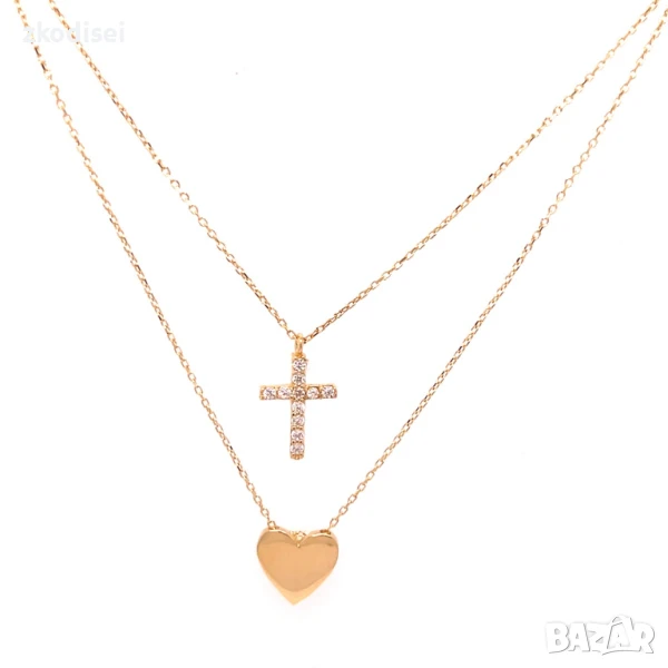 Златно колие 2,28гр. 44,0см. 14кр. проба:585 модел:32108-3, снимка 1