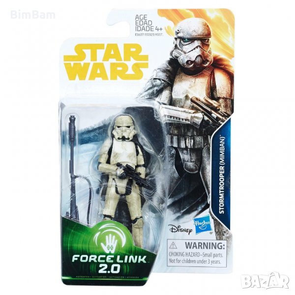 Фигурка Star Wars Force Link Stormtrooper Mimban - Action Figure, снимка 1