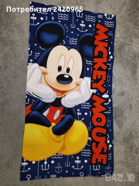 Mickey Mouse кърпа за плаж, снимка 1