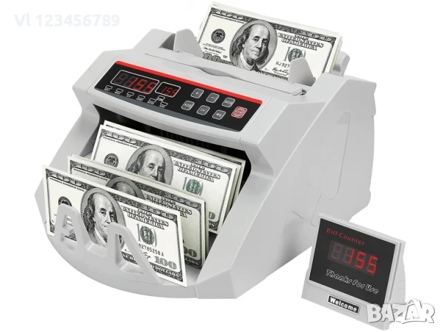 Машина за броене на пари, Банкнотоброячна машина, снимка 1
