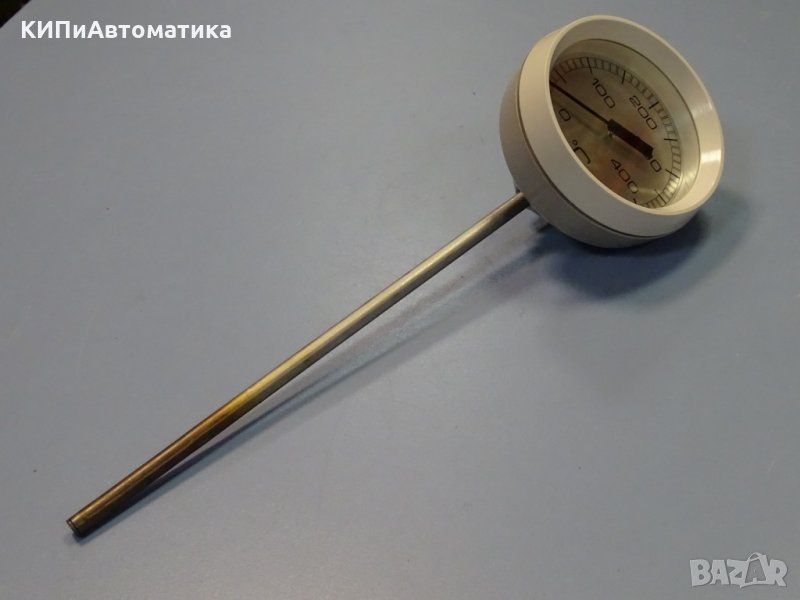 биметален термометър радиален тип ф100 L250, снимка 1