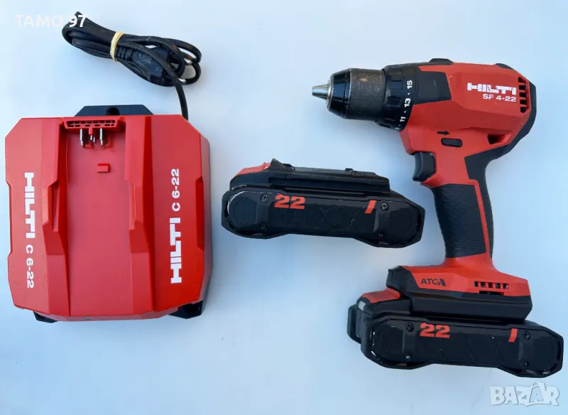 Hilti SF 4-22 ATC Nuron - Безчетков винтоверт 2x22V 4.0Ah, снимка 1