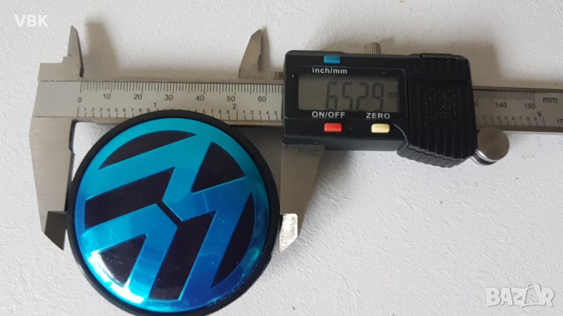 4 бр.Капачки за джанти на Фолксваген/VW 65/60мм Ново, снимка 1