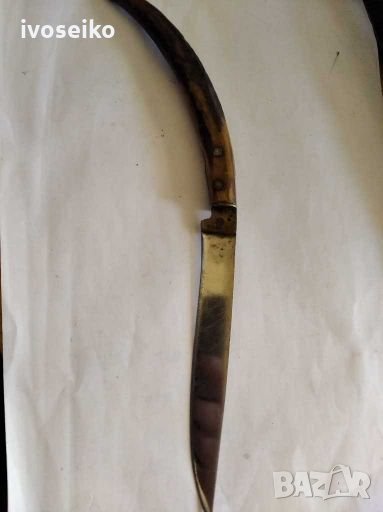 Нож дръжка рог, снимка 1