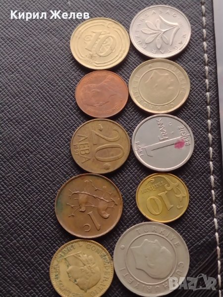 Лот монети от цял свят 10 броя ШВЕЙЦАРИЯ, ЮЖНА АФРИКА, КИРГИЗИЯ ЗА КОЛЕКЦИЯ ДЕКОРАЦИЯ 22127, снимка 1