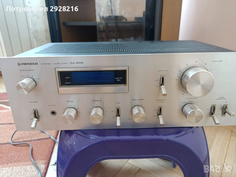 Продавам усилвател Pioneer SA 608., снимка 1