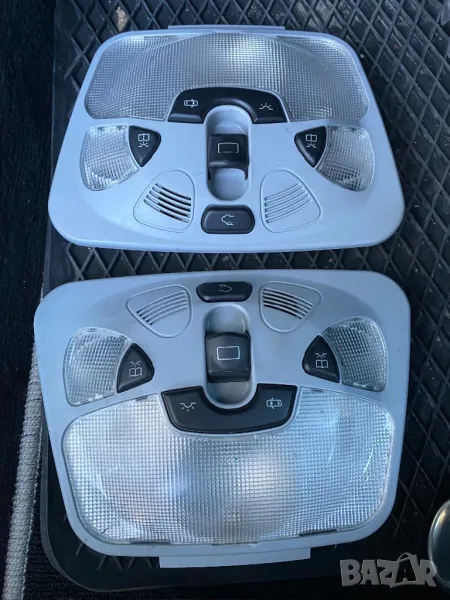 A2038201201 преден плафон осветление мерцедес бенц с копче за шибедах, снимка 1