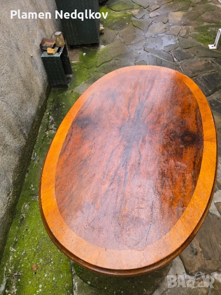Стара дървена масичка., снимка 1