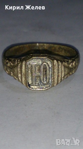 Старинен пръстен сачан - 60131, снимка 1