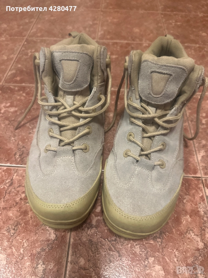 Зимни кожени работни обувки, снимка 1