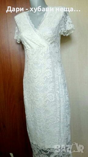 Дантелена рокля с голяма еластичност🍀❤M,L❤🍀арт.4256, снимка 1