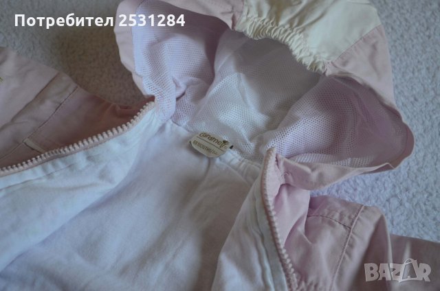 Като НОВО! Бебешко яке за момиче 6 -12 месеца, снимка 7 - Бебешки якета и елеци - 28632350