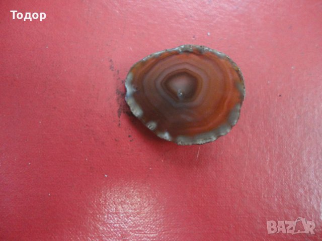 Полиран минерал ахат халцедон 17, снимка 5 - Колекции - 43966966