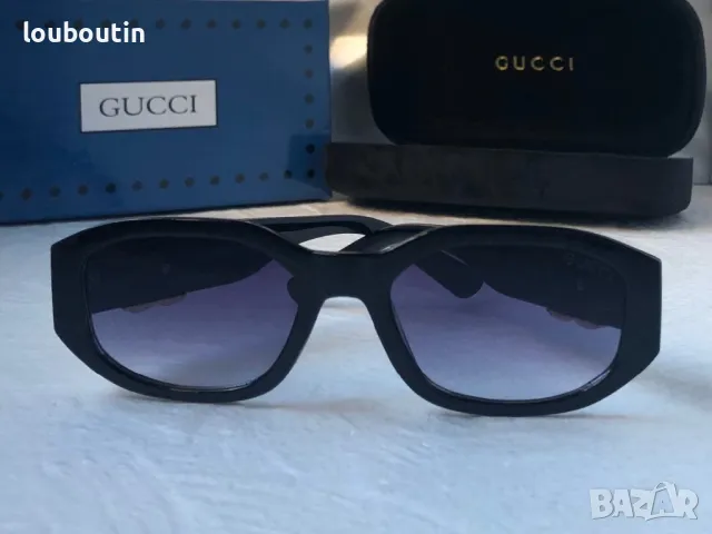 GUCCI с лого 1:1 дамски слънчеви очила елипса 2 цвята овални кръглин, снимка 8 - Слънчеви и диоптрични очила - 47774985