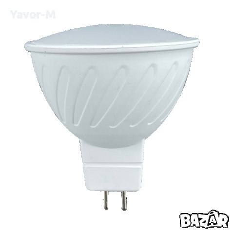 LED Лампа, Луничка, 6W, MR16, 4000K, 12V DC, Неутрална светлина, Ultralux - LGT1216640