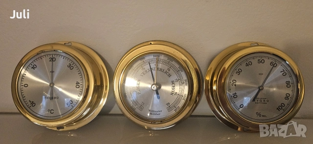 Термометър Барометър Хидрометър, снимка 3 - Антикварни и старинни предмети - 53440898