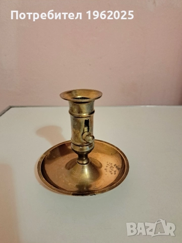 Месингови свещници, снимка 12 - Антикварни и старинни предмети - 44604941