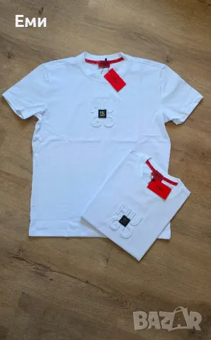 Мъжки луксозни тениски HUGO BOSS Dsquared2 Burberry Moschino Nike , снимка 5 - Тениски - 50158565