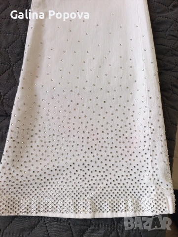 Дамски дънки с камъни, снимка 7 - Дънки - 53538378