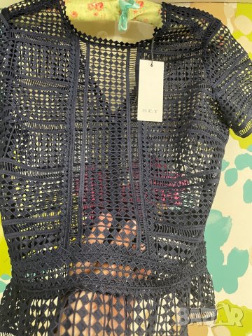 Нова блуза рязана бродерия SET, снимка 8 - Потници - 37102048