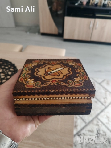 Табакери и дървена кутия , снимка 5 - Антикварни и старинни предмети - 51864230