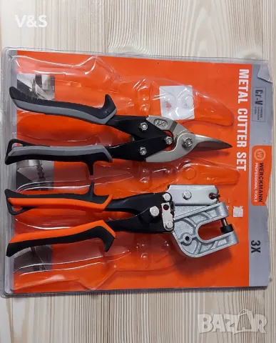 Клещи за профили гипсокартон и ножица за ламарина права, снимка 1