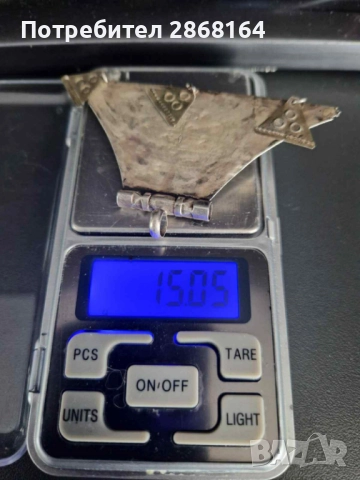 Много стар сребърен амулет, снимка 3 - Антикварни и старинни предмети - 52194218