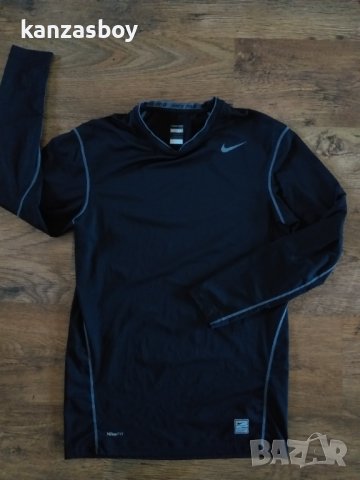 Nike Pro Men's Tight Fit Long-Sleeve Top - страхотна фитнес блуза , снимка 5 - Спортни дрехи, екипи - 43078125