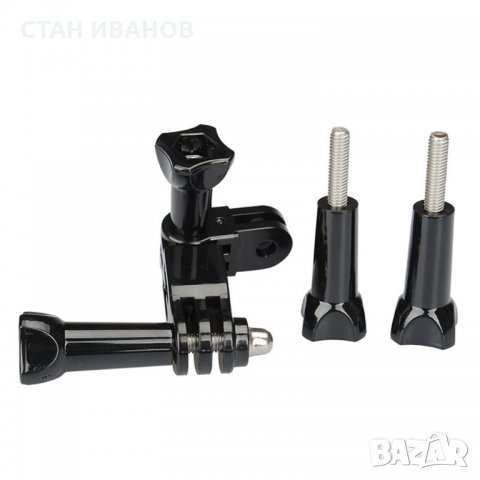  Универсална адапторна стойка от 6 части за екшън камери GoPlus, Модел TSE-GP05, снимка 9 - Чанти, стативи, аксесоари - 33323941