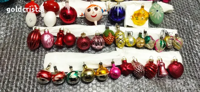 Стари стъклени играчки за елха , снимка 7 - Антикварни и старинни предмети - 38969000