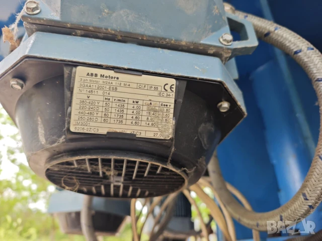 Електромотор 3 фазен ABB Motors M2AA 112 M-4, снимка 7 - Електродвигатели - 50674554