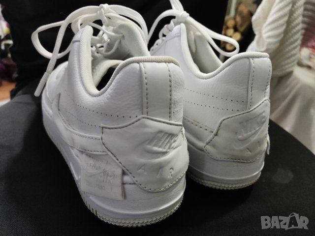 Оригинални маркови Nike Air Force 1 Jester XX Triple White, снимка 4 - Маратонки - 35288480