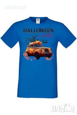 Мъжка тениска Halloween is Lifestyle,Halloween,Хелоуин,Празник,Забавление,Изненада,Обичаи,, снимка 3 - Тениски - 38135403
