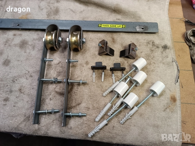 Механизъм за плъзгаща врата, пълен комплект/ slide barn door kit, снимка 5 - Интериорни врати - 52501151