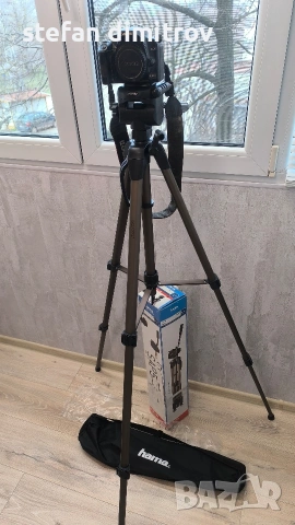 Статив Hama, модел Star 63, 3 посоки, 4кг, 60-166см, с чанта, снимка 6 - Чанти, стативи, аксесоари - 53484089