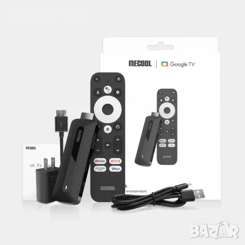 MECOOL KD3 сертифициран от Netflix и Google Android TV Stick, снимка 16 - Приемници и антени - 48424097