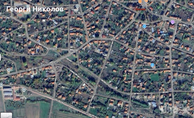 Продавам парцел с.Лесново