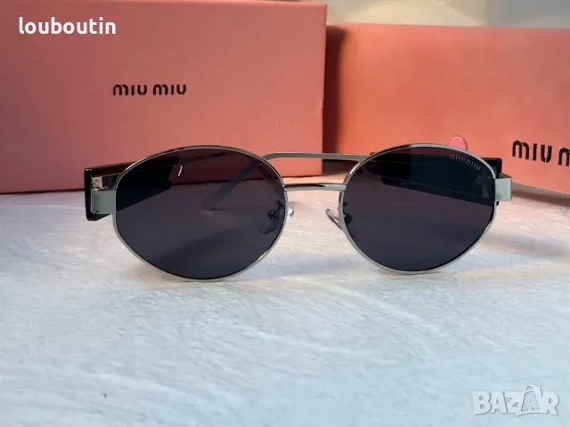 Miu 2024 дамски слънчеви очила елипса кръгли овални 4 цвята, снимка 16 - Слънчеви и диоптрични очила - 47765608
