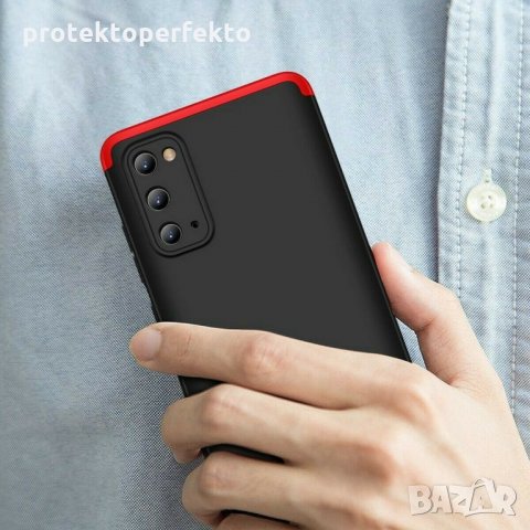 360 Кейс GKK калъф Galaxy Note 20, Notе 20 Ultra цвят черен с червено , снимка 4 - Калъфи, кейсове - 32487270