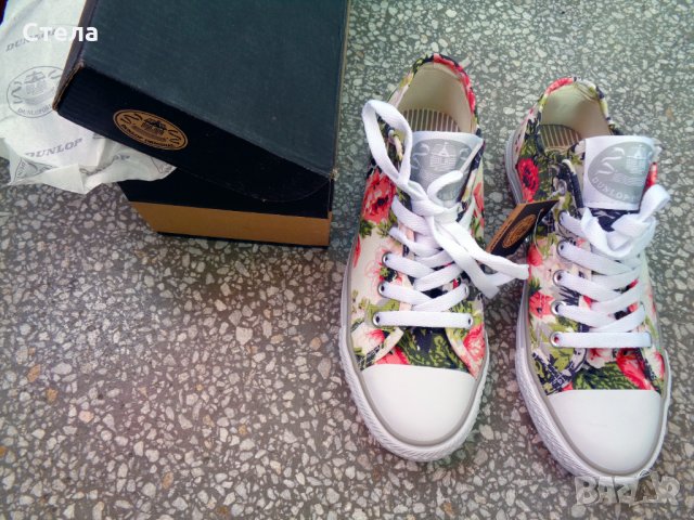 DUNLOP дамски / детски кецове, нови, с кутия, снимка 6 - Кецове - 34617224