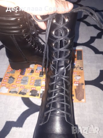 Естествена кожа 39н. Нови, снимка 6 - Дамски боти - 43553864