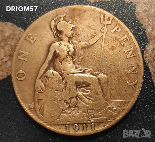 Монети Великобритания-3 бр.› Крал Джордж V (1910-1936), снимка 3 - Нумизматика и бонистика - 51474483