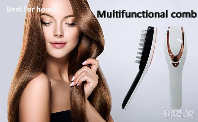 Фототерапевтичен уред за коса и масаж на скалпа 3-В-1, снимка 14 - Козметични уреди - 43681147