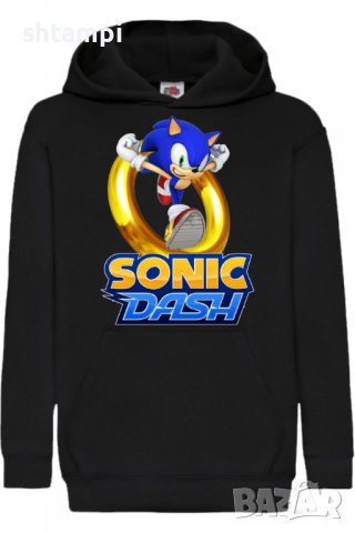 Детски Суитчър/Суитшърт Sonic Dash,Соник,Игра,Подарък,Изненада,Забавление,Рожден Ден