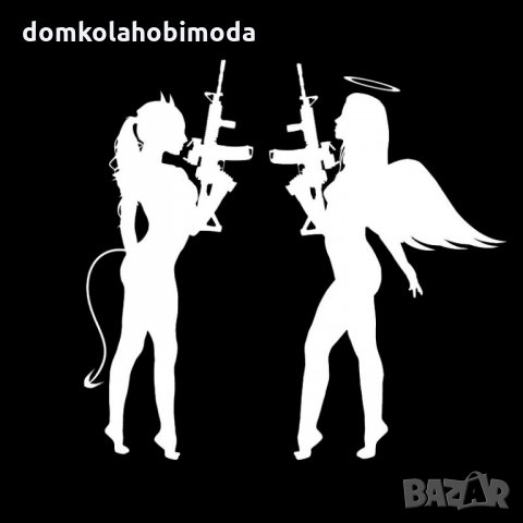  Автомобилни стикери Мигли Предупредителни Винилови етикети Секси ангел , снимка 3 - Аксесоари и консумативи - 27477420