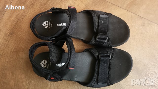 CLOUDSTEPPERS by Clarks Mens Step Beat Sun Black Sandals размер EUR 45 мъжки сандали 176-12-S, снимка 4 - Мъжки сандали - 37883453