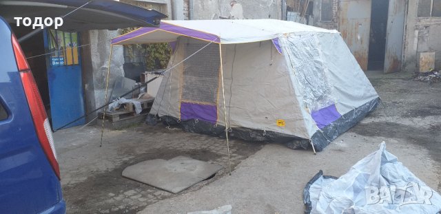 Палатка гумирана 4местна, снимка 6 - Палатки - 36689270